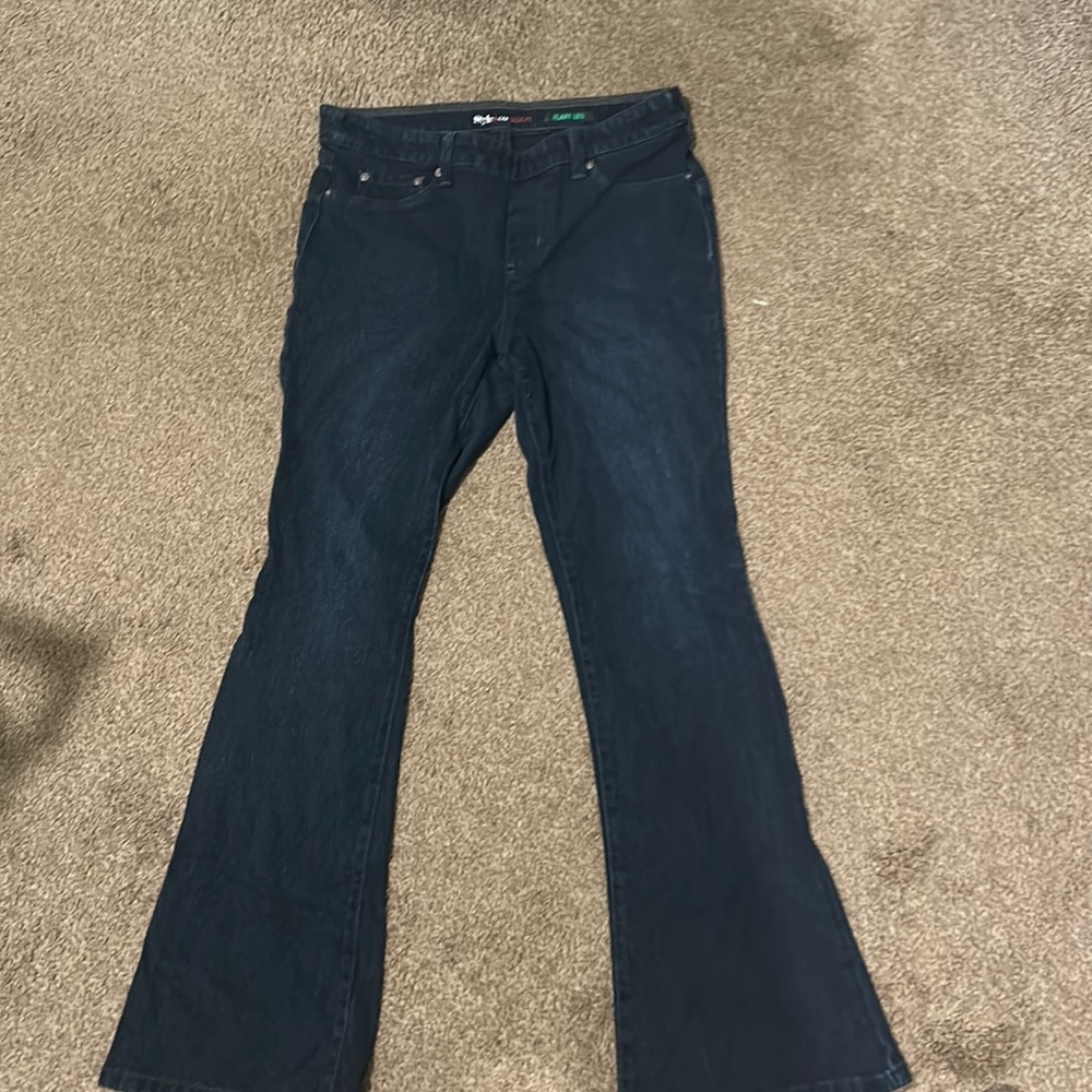 Style and Company, denim flare leg